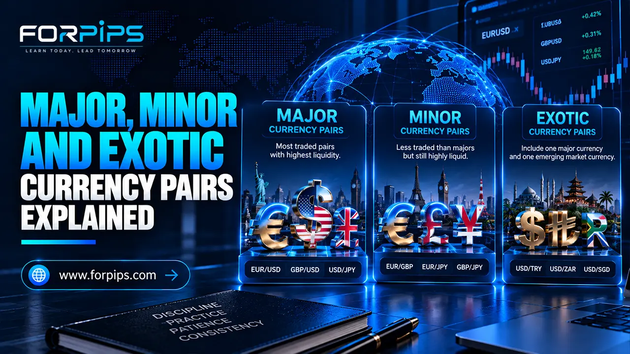 Major, Minor and Exotic Currency Pairs Explained